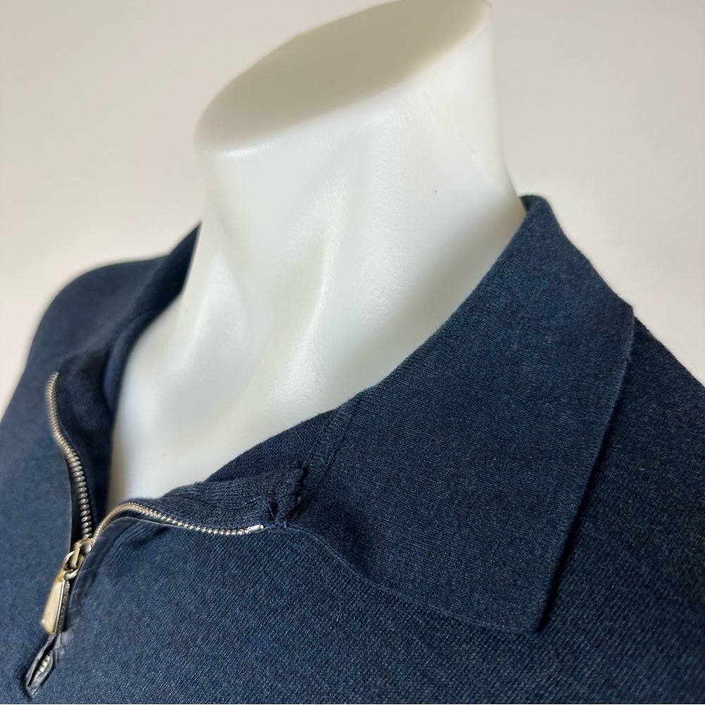 Johnny Manglani Cashmere Quarter-Zip Sweater - Picture 3 of 10